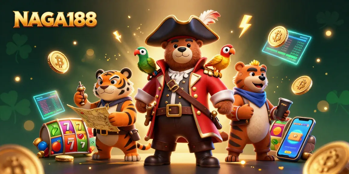 Mainkan NAGA188 dengan slot bertema bajak laut yang plong, bersama karakter unik dan simbol keberuntungan.