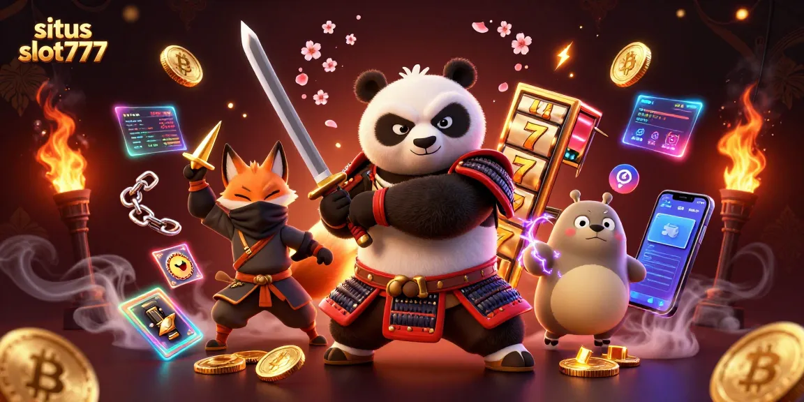 Experience exhilarating gameplay with situs slot777 showcasing vibrant samurai and fox characters.