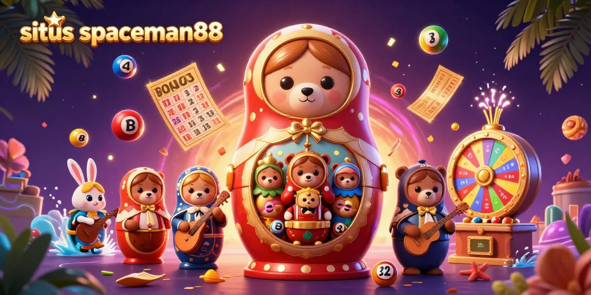 Engage with situs spaceman88 through this vibrant illustration featuring exciting casino elements.