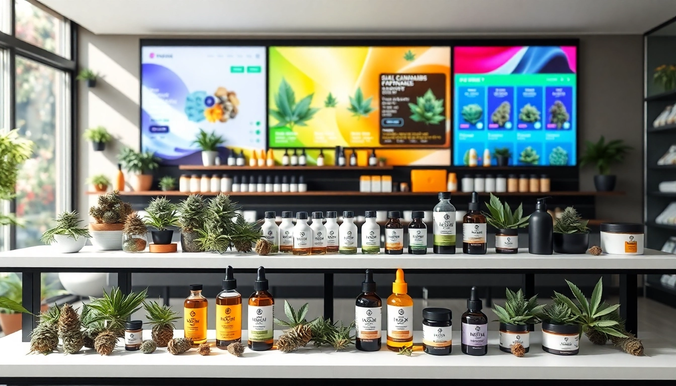 Discover if you can buy weed on the internet with cannabis products displayed in a modern online shop.