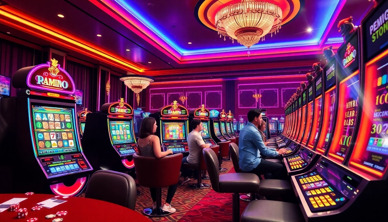 Experience thrilling gameplay at demo slot pragmatic machines in a vibrant casino atmosphere.