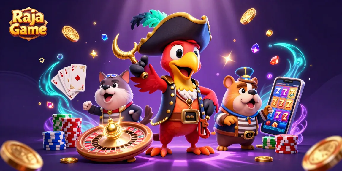 Raja Game offers thrilling gameplay with pirates and treasure-themed casino elements.
