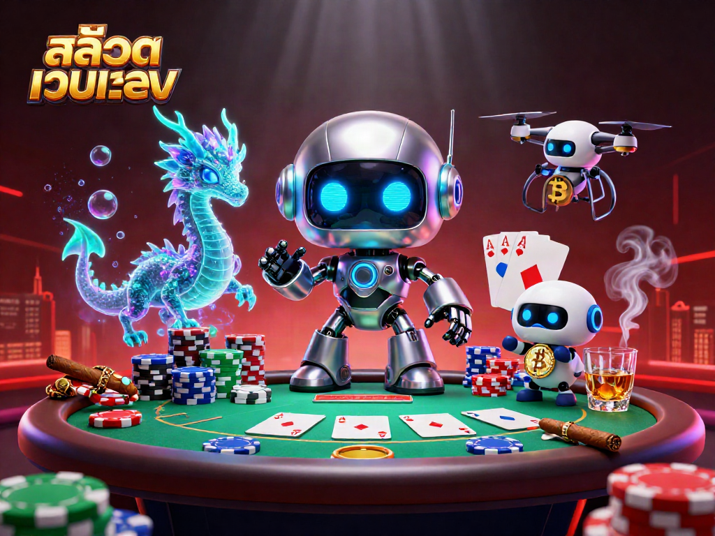 Play exciting poker games at สล็อตเว็บตรง with vibrant characters and rich gambling visuals.