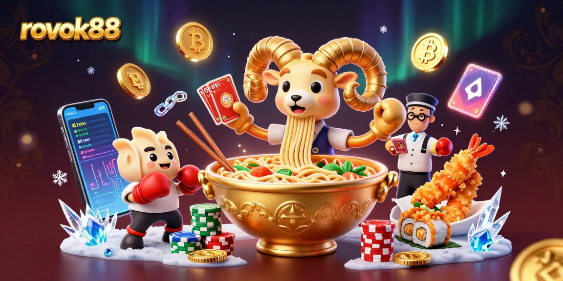 rokok88 engages players in thrilling strategies with a dynamic casino scene featuring vibrant characters