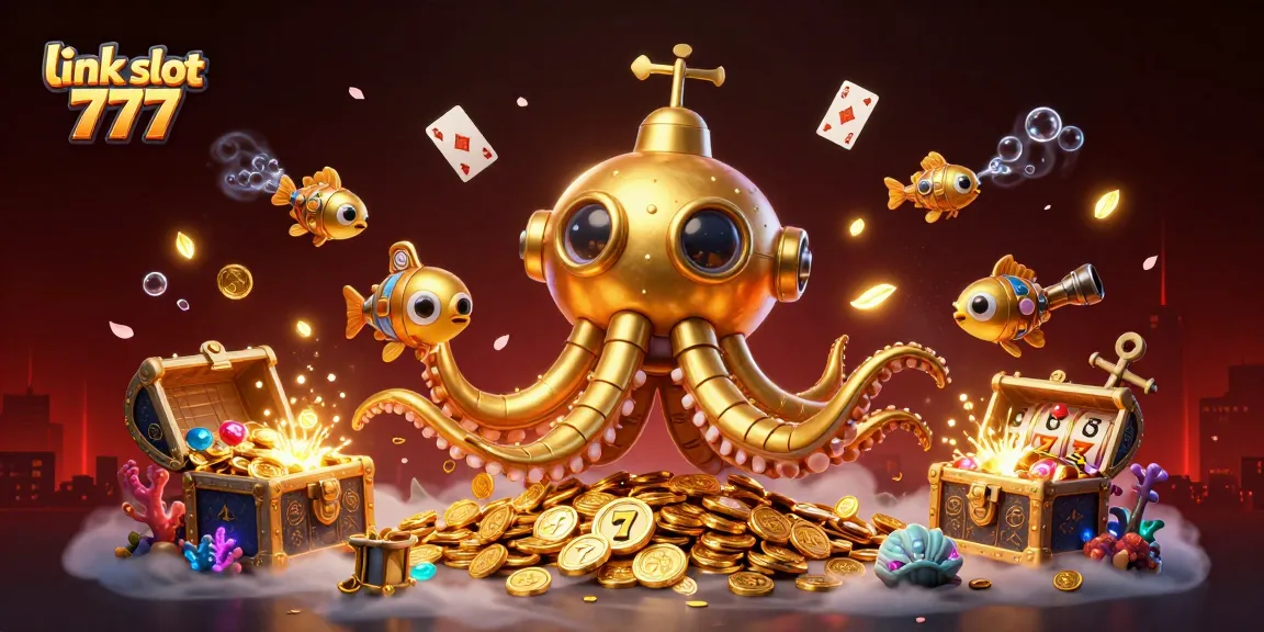Engage with link slot 777 and witness the thrilling underwater adventure in a gold-filled casino atmosphere.