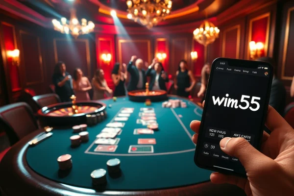 Experience thrilling poker gameplay and vibrant casino ambiance at win55.