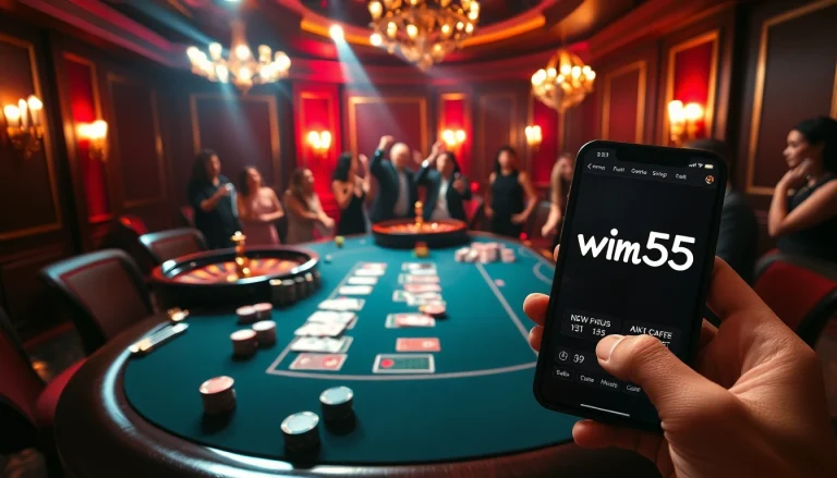 Experience thrilling poker gameplay and vibrant casino ambiance at win55.