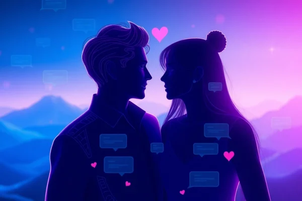 Engaging interface for ai sex chat highlighting intimacy and connection.